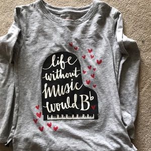 Girl long sleeved t-shirt